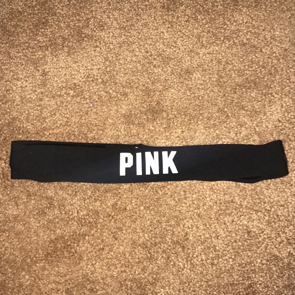 PINK Plain Black Headband